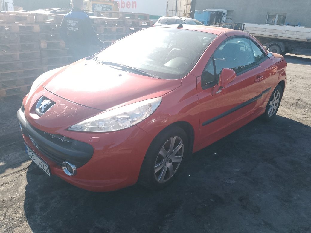 Peugeot 207 CC deska rozdzielcza kokpit pasy airbag komplet wysyłka