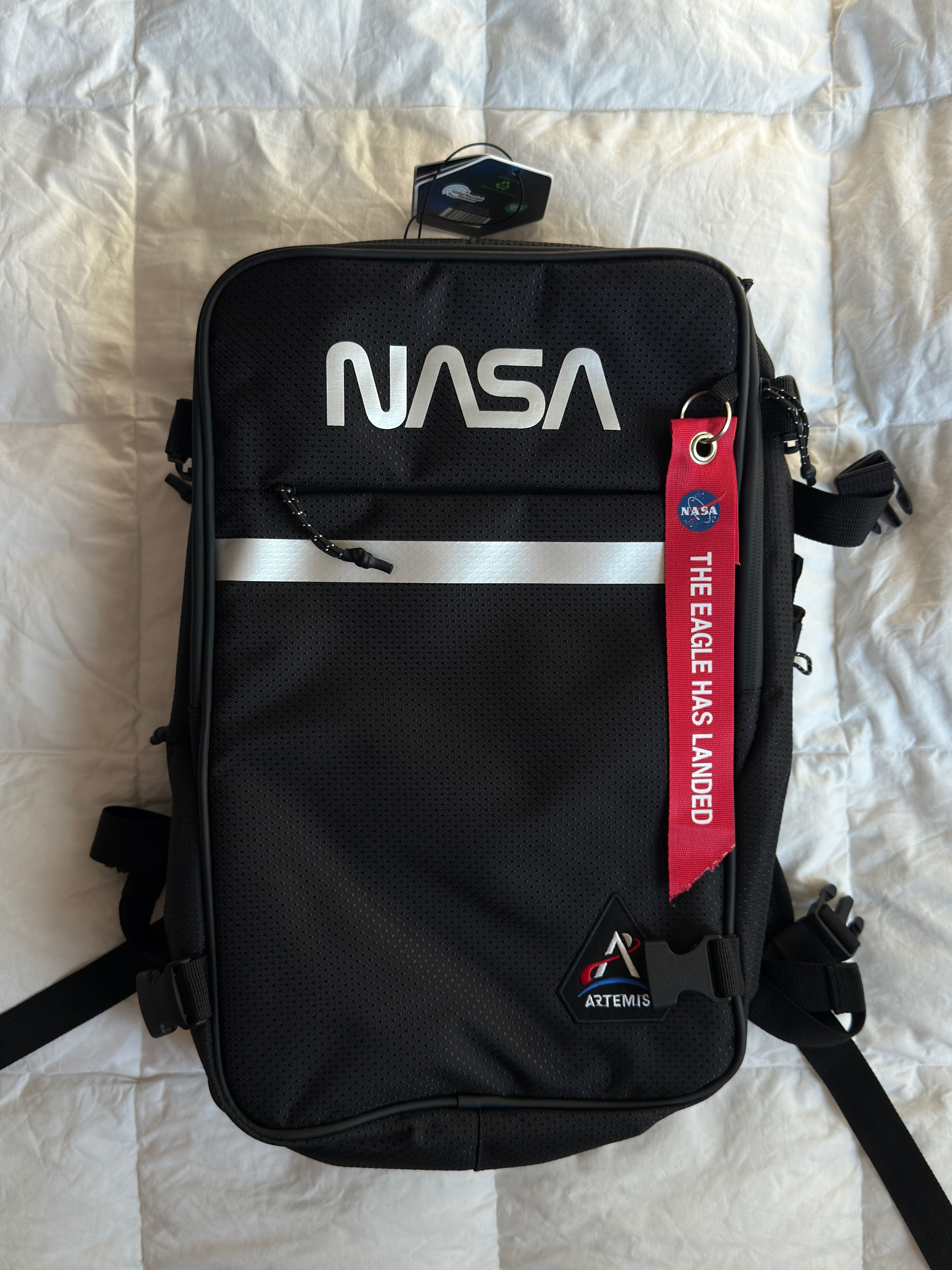 Czarny Plecak z logo NASA (nowy)