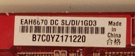 Não dá imagem-Asus HD6670 1GB DDR5 avariada