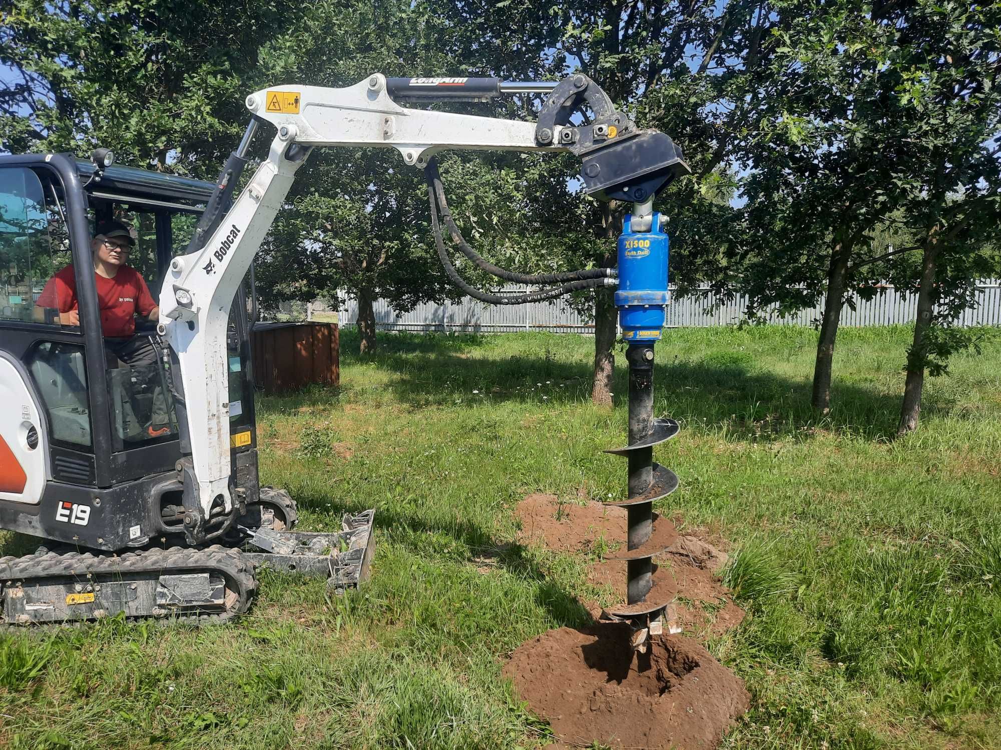 Minikoparka wiertnica wypożyczalnia 1500/tydzień dostawa