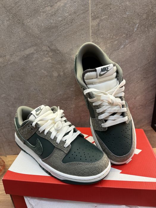 Nike Dunk Low Green Crocodile — оригінал, нові!