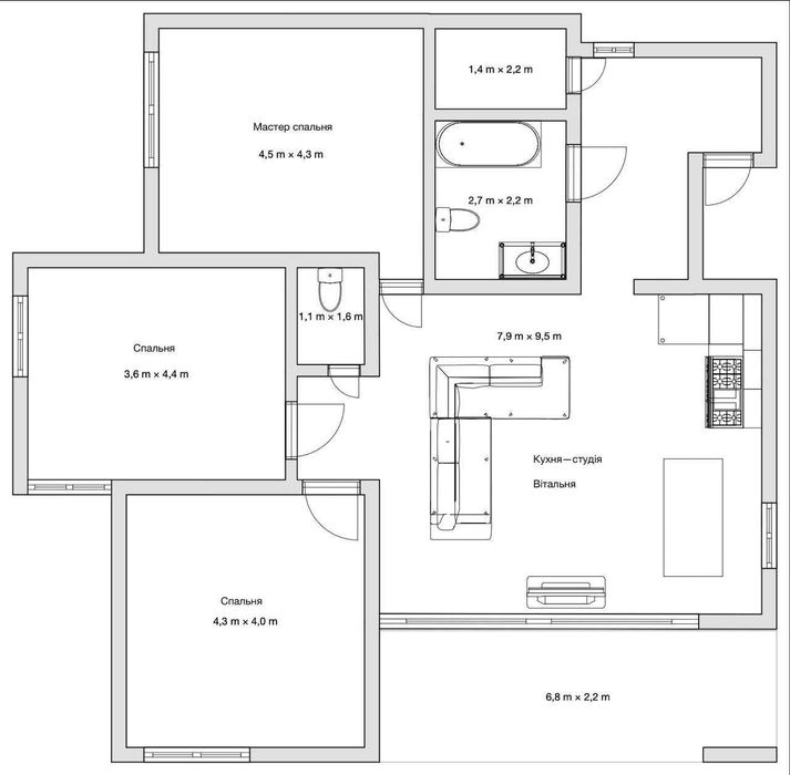 Будинок 110 кв.м. в ЖК Еко Парк