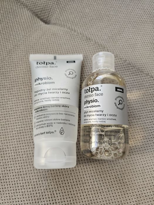 TOŁPA Dermo Face Physio płyn micelarny 100ml + żel micelarny 75ml