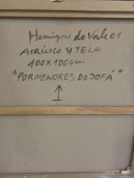 Quadro Henrique do Vale 100x100cm