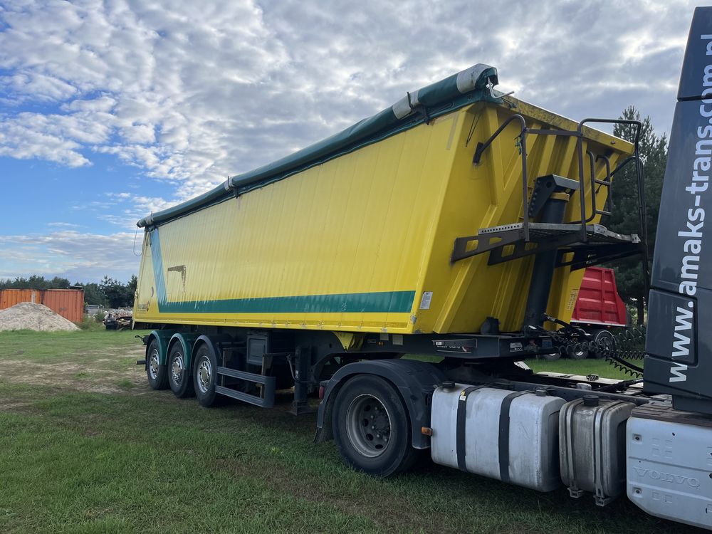Wynajem naczep wywrotek wanien  stalowa 4x4 aluminiowa od 4900 kg