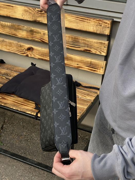 Мужская сумка Louis Vuitton чоловіча сумка барсетка месенджер слінг