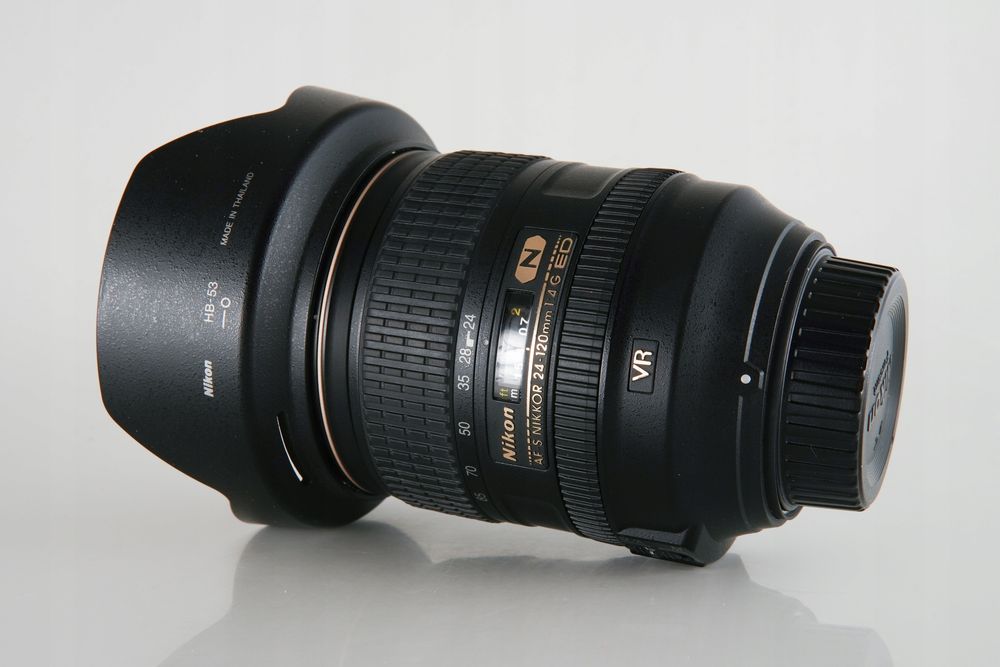 Obiektyw Nikkor AF-S 24-120 f/4G VR, stan bdb. + filtr UV