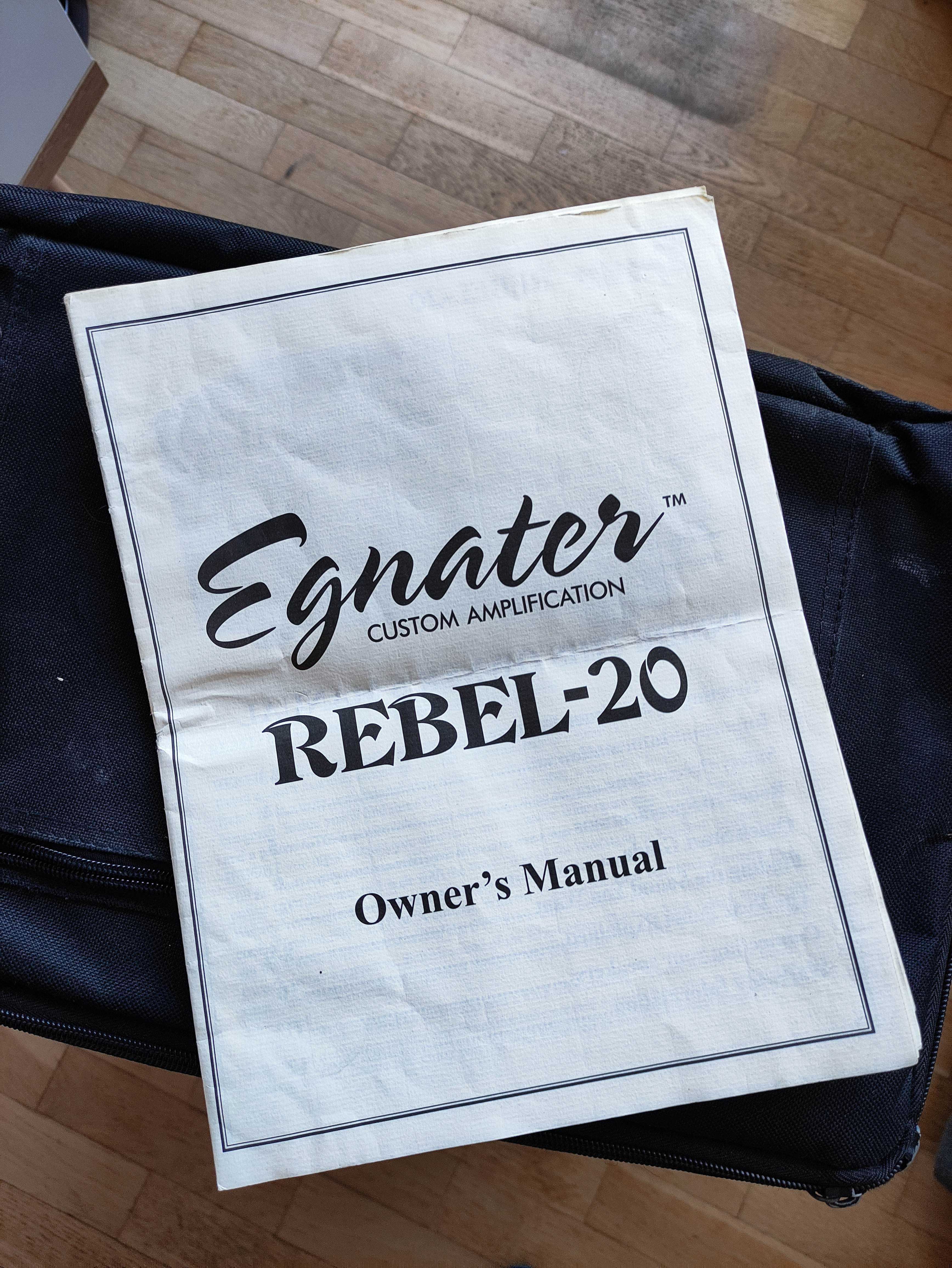 Wzmacniacz Egnater Rebel 20 + Rebel 112X Celestion Elite 80 gitarowy