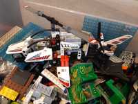 LEGO - pudło 2,5 kg, mix kilku zestawów, Technic, Ninjago