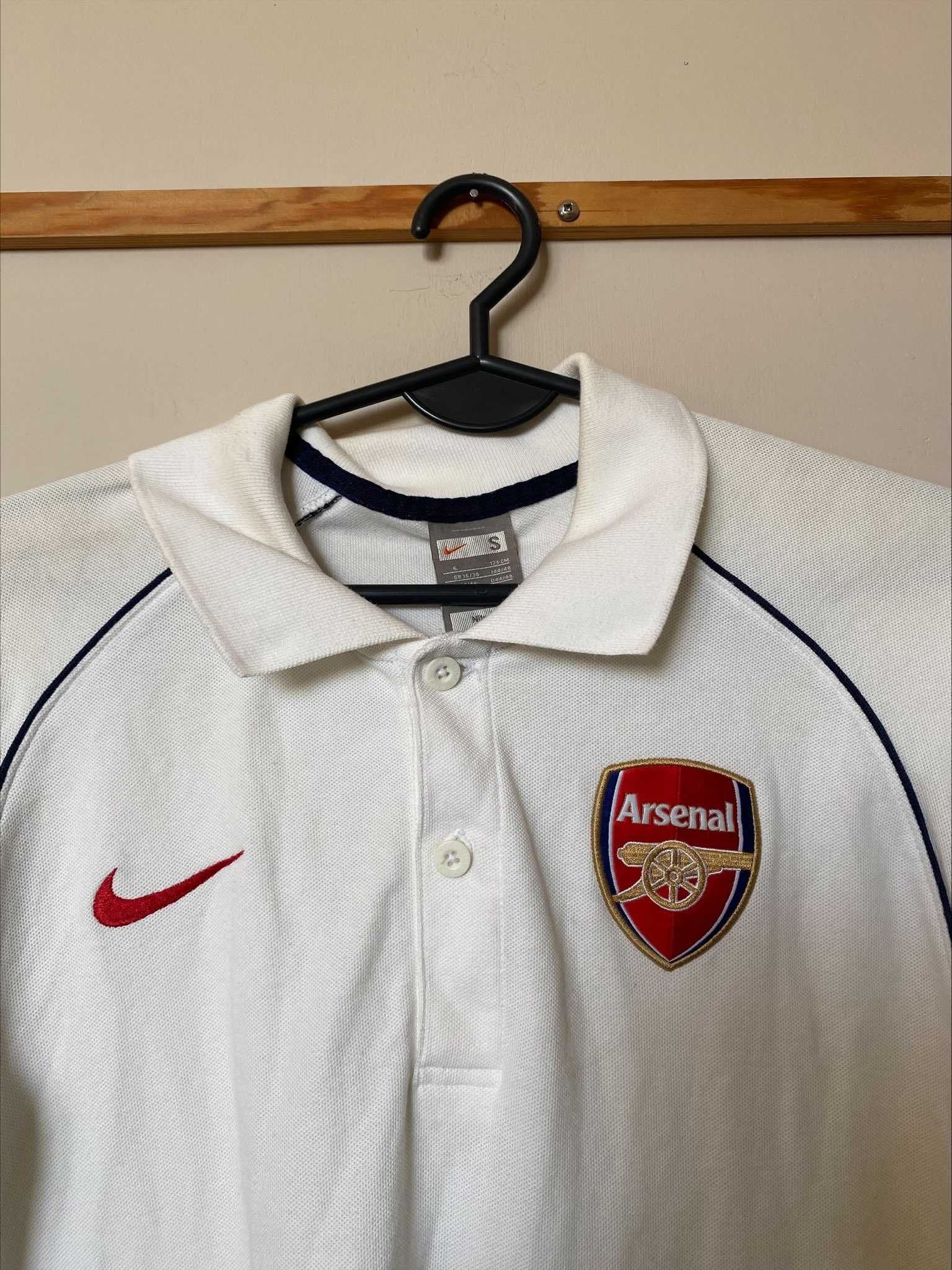 Vintage koszulka polo ARSENAL LONDYN F.C. Nike - S - OKAZJA