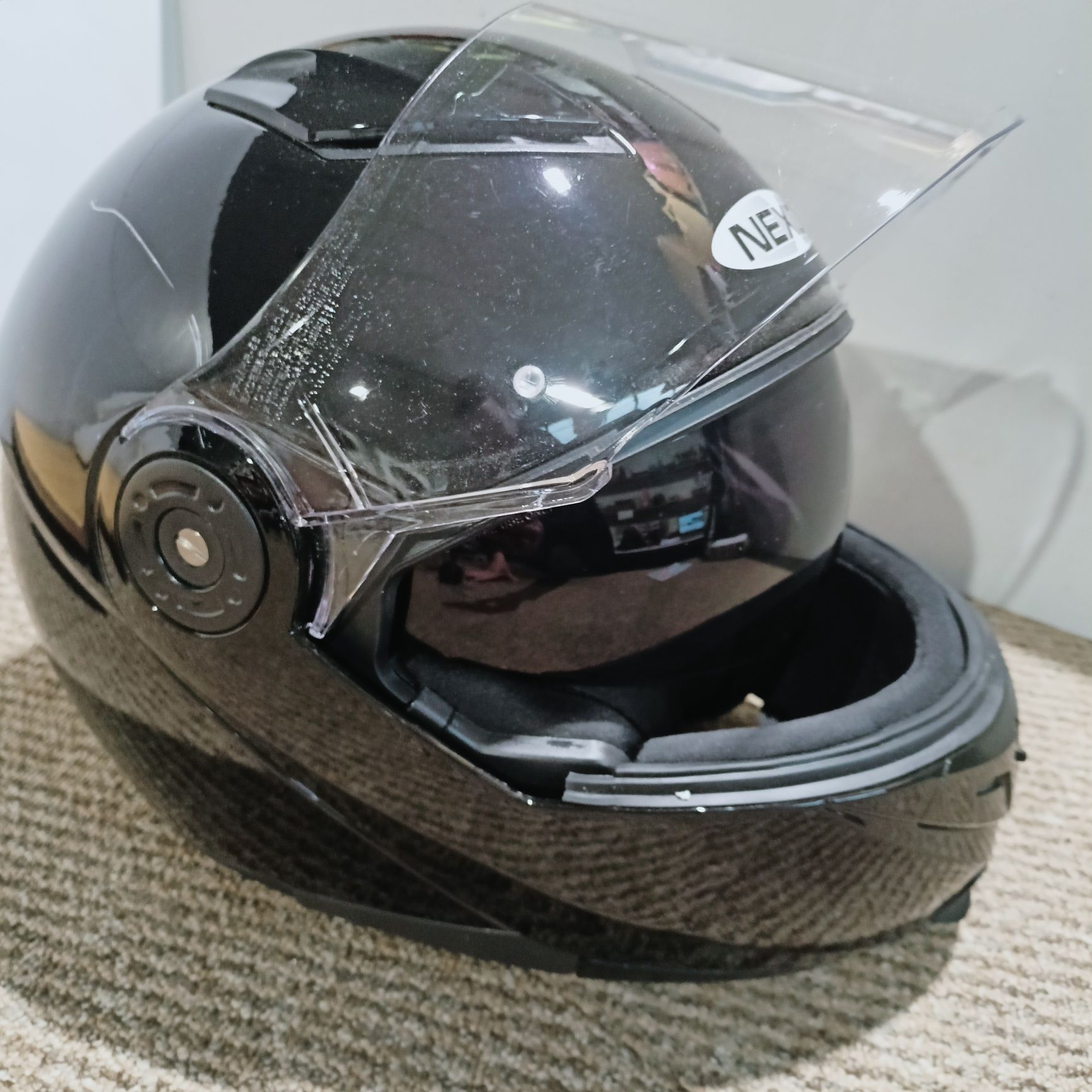 Kask motocyklowy NEXO ECR22-05 Polo,blenda.