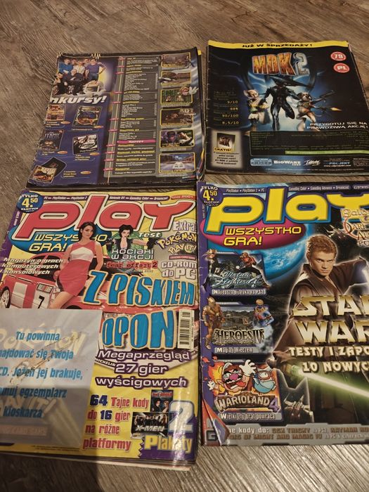 Play wszystko gra 5/2001 i 6/2002. Czasopismo o grach.