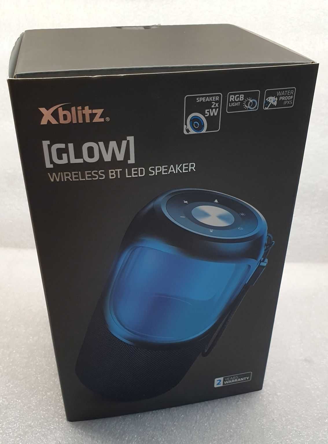 Xblitz Glow głośnik bezprzewodowy z podświetleniem Led stan BDB!