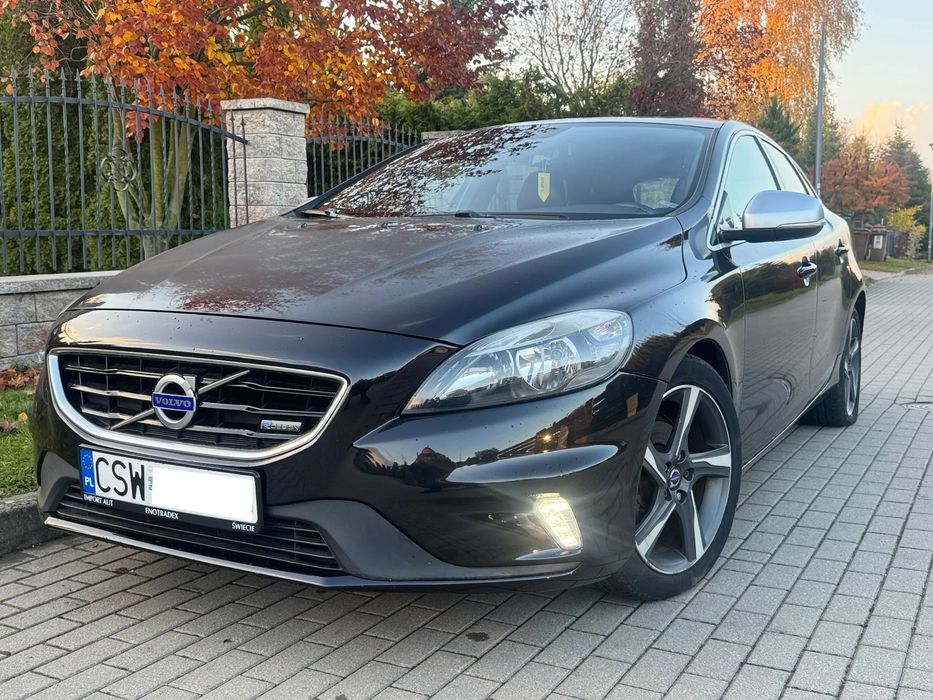 Volvo V40 2013r. 1.6d R-DESIGN Skóra Digital Panorama  opłacony