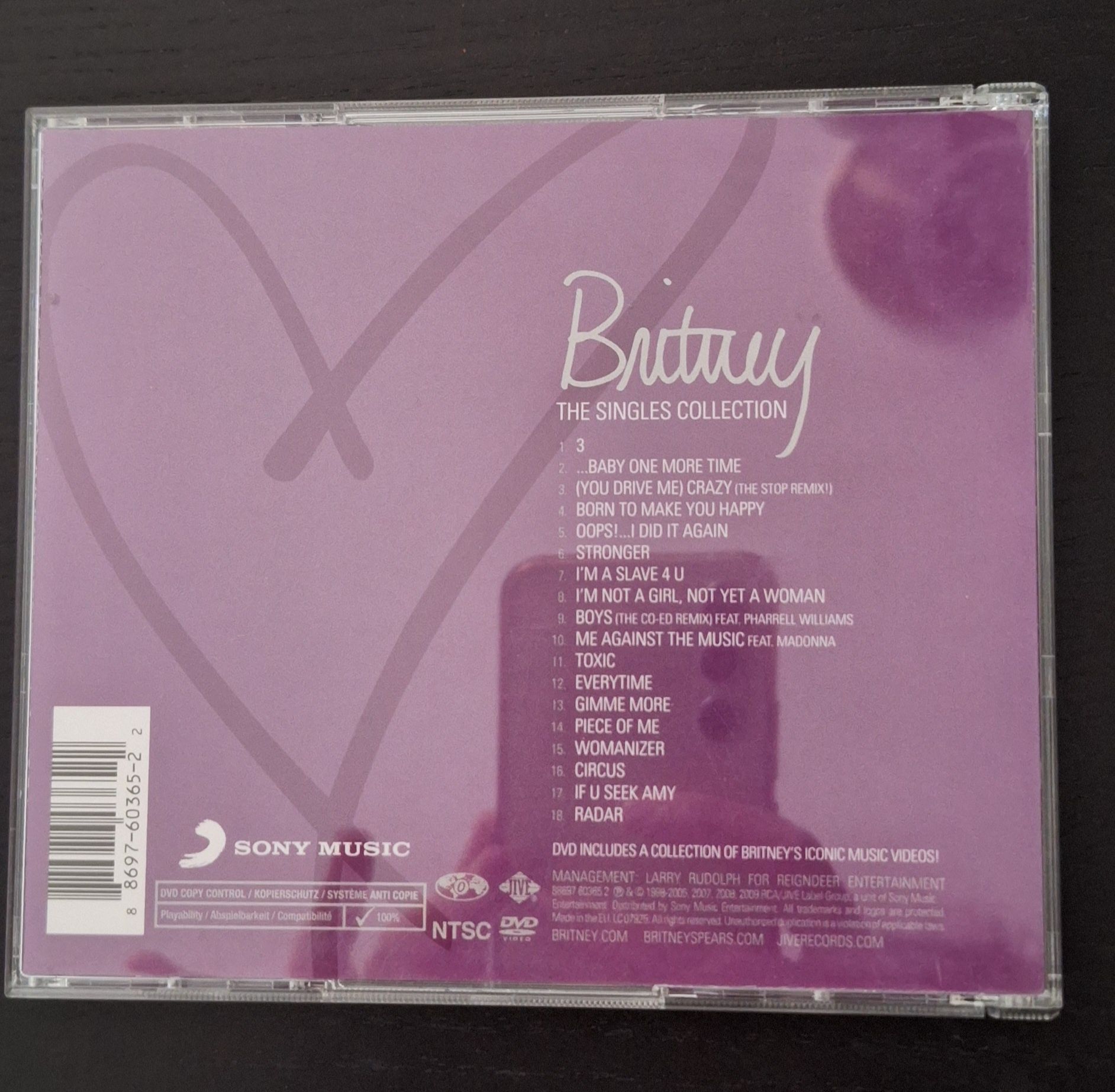 Cd Britney Spears - The Singles Collection