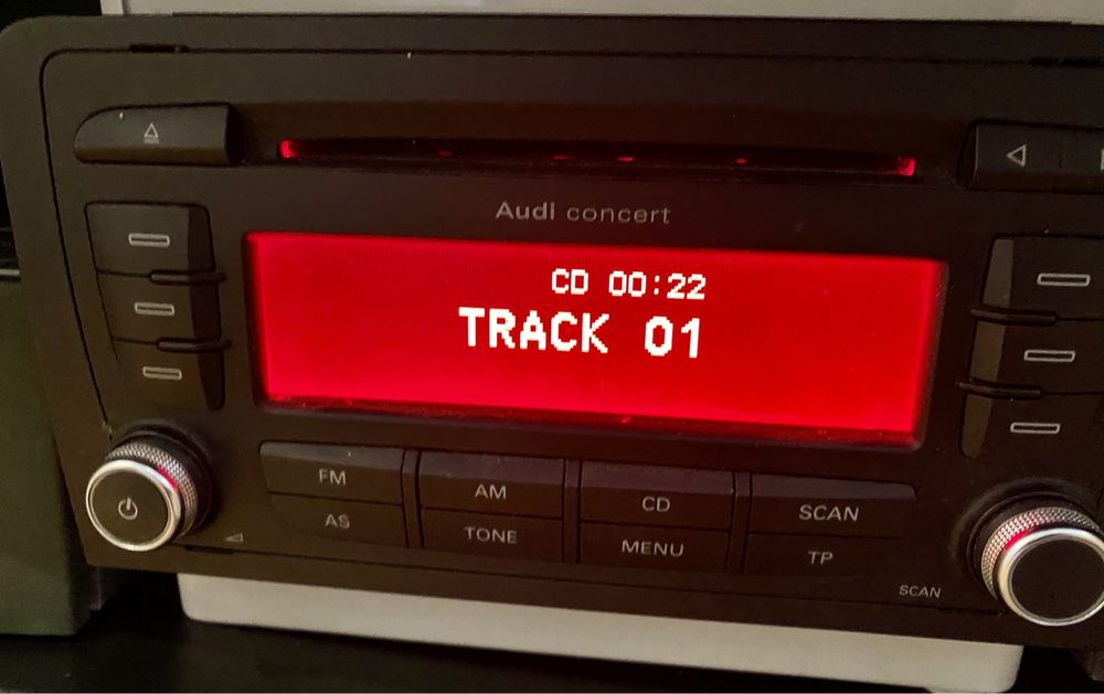 Auto Rádio Audi concert EU AB-2 com leitor de cd’s e código