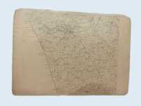 Pedra de Impressão Litografia 1 face com mapa área circundante Sintra