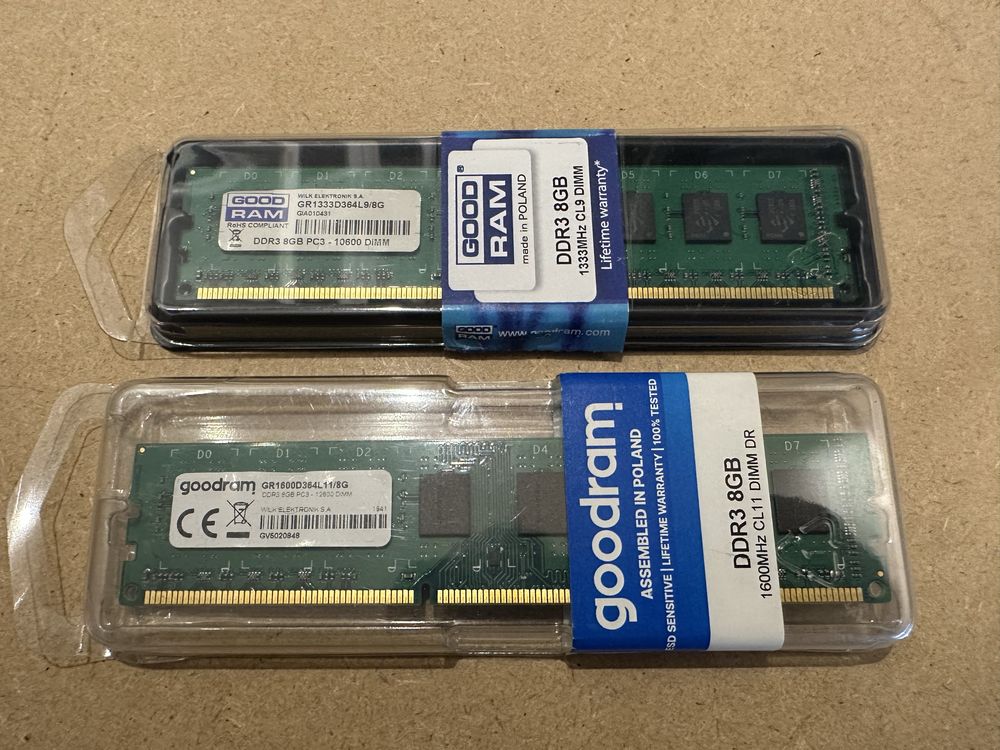 Ogloszenie Prywatne: Pamiec DDR3 Goodram 2x8gb