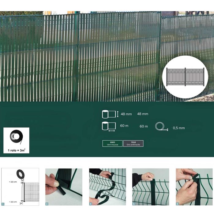 Sistema de Ocultação 3D (Rolo de 3m2 para Rede Painel)