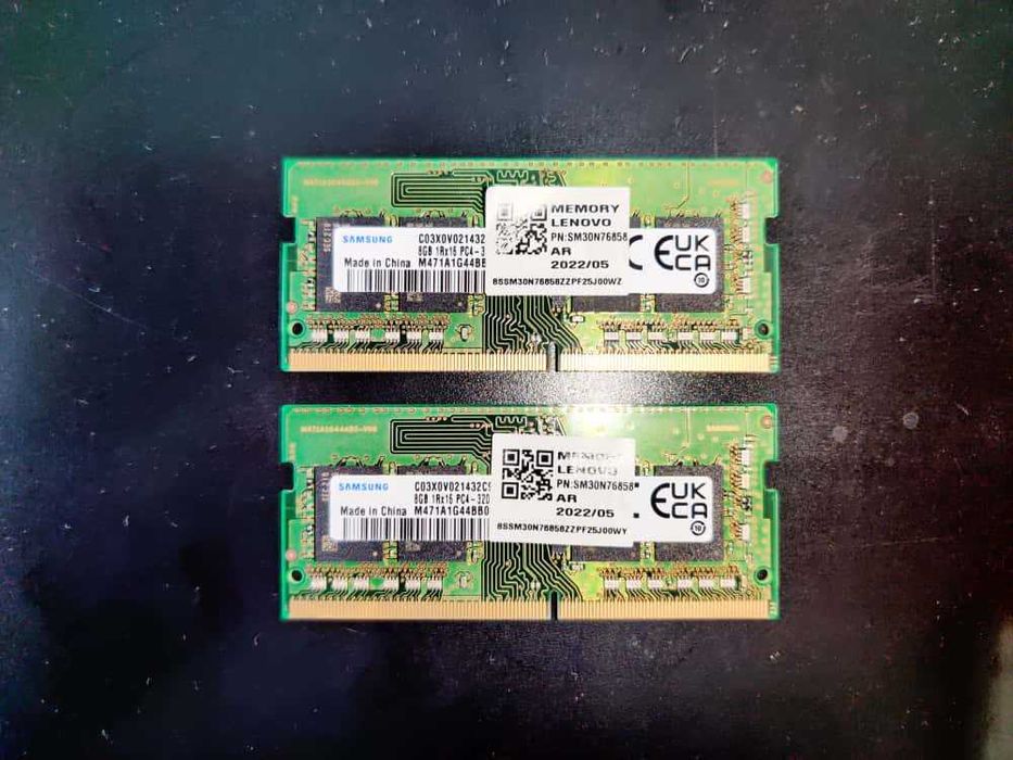 Memória RAM SAMSUNG SO-DIMM 16GB (2x8GB) DDR4 3200MHz