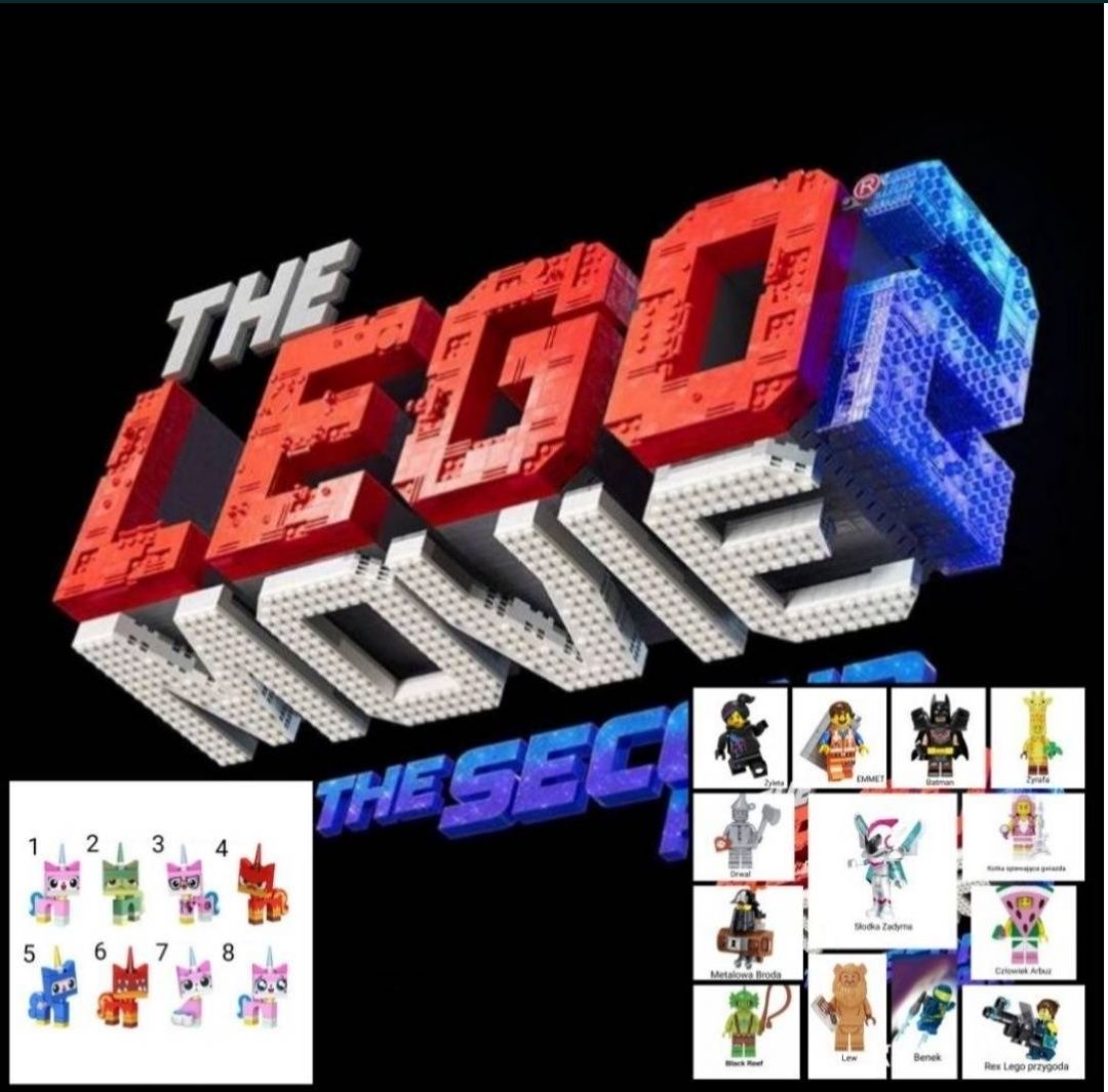 Nowe klocki figurka Lego przygoda film w pełni kompatybilne z Lego