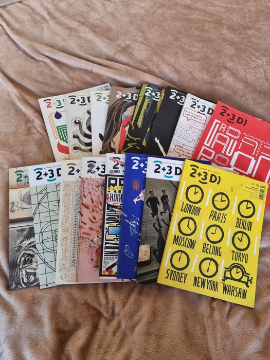 Magazyny czasopismo graficzne 2+3D 16 szt.
