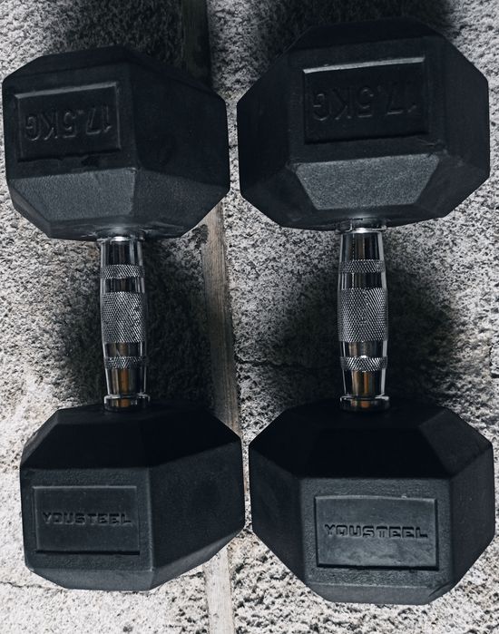 Гантелі гексагональні 17.5кг