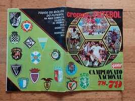 Caderneta de cromos "Cromos de Futebol- 78-79" - Completa