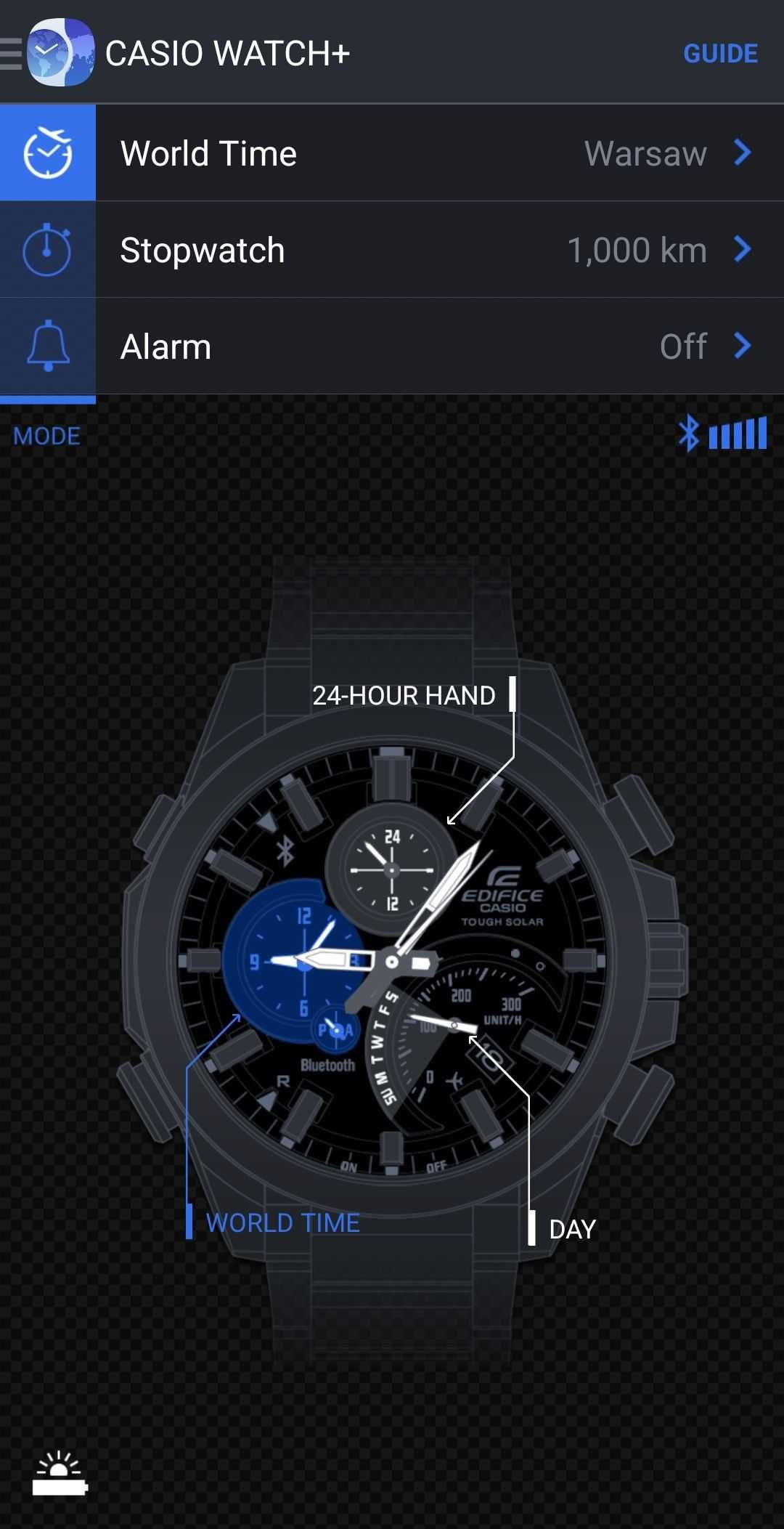 Zegarek Casio Edifice EQB-501 XDB-1AMER 5519 Bluetooth Solar Oryginał