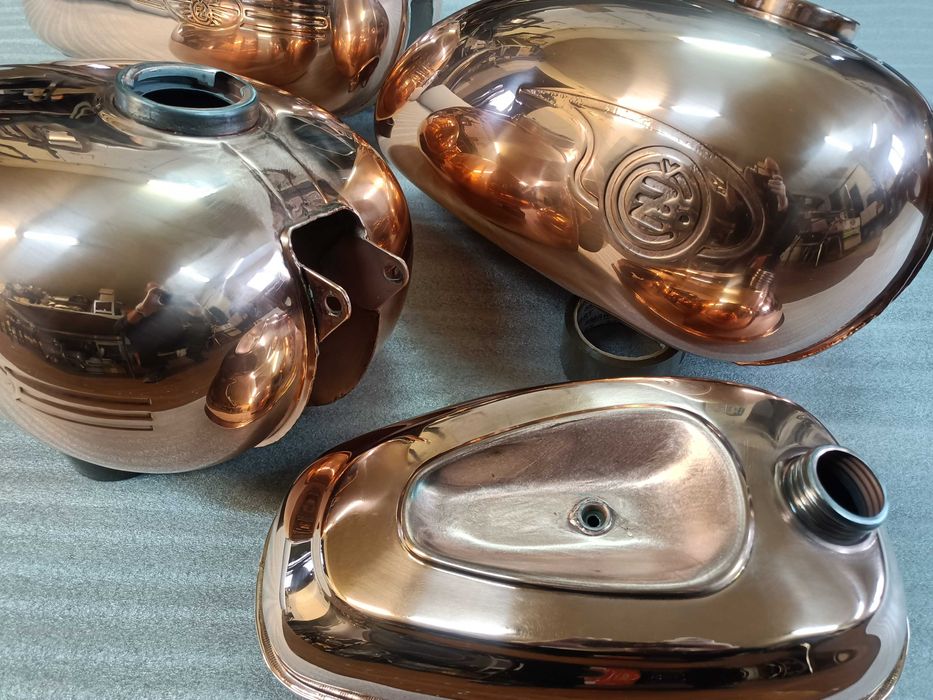 Kierownica chrom od chromuj.pl renowacja  WSK Wfm Junak Osa Komar JAWA