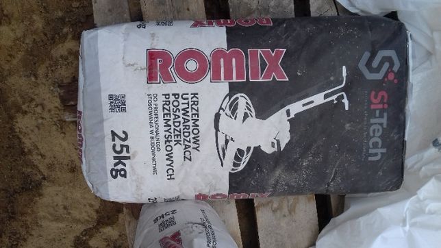 ROMIX: utwardzacz do betonu - 1,5 worka - kolor jasnoszary