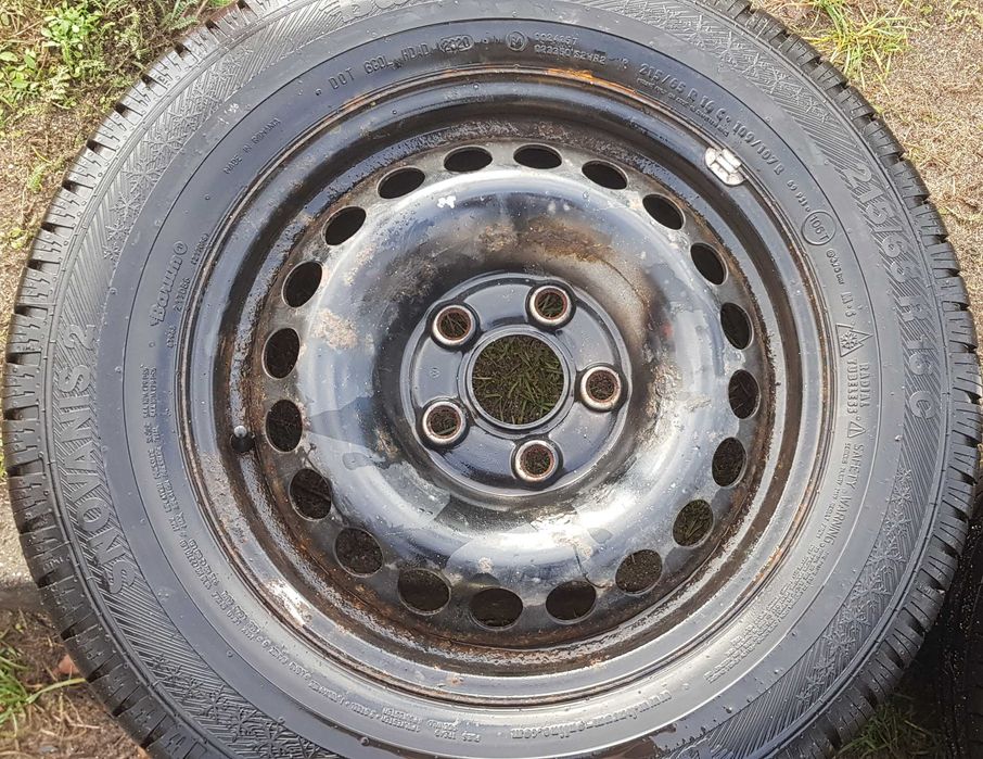 Oryginalne koła zimowe vw T6 T5 215/65R16C możliwa wysyłka