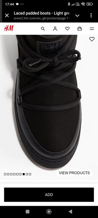 Теплі Черевики луноходи H&M розмір 39-40