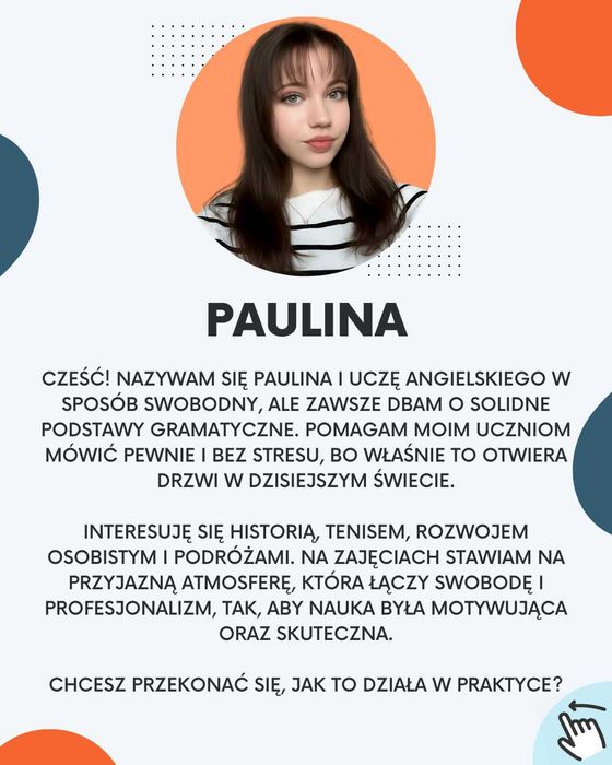 Zajęcia / korepetycje z języka angielskiego online. Fv.