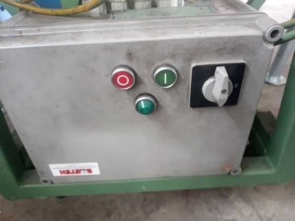 Prasa hydrauliczna 10t do gumy, pap, papieru stół 1,5x0,9m