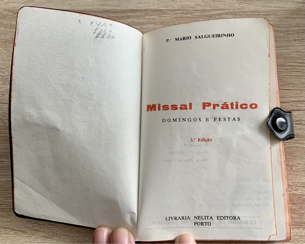 Missal Prático de Domingos e Festa - edição 1962