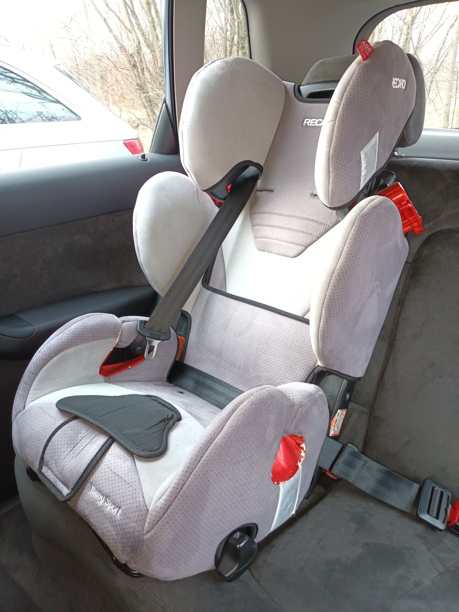 fotelik 18-36 Recaro YoungSport + Kindercraft 9-36 isofix w bdb sta