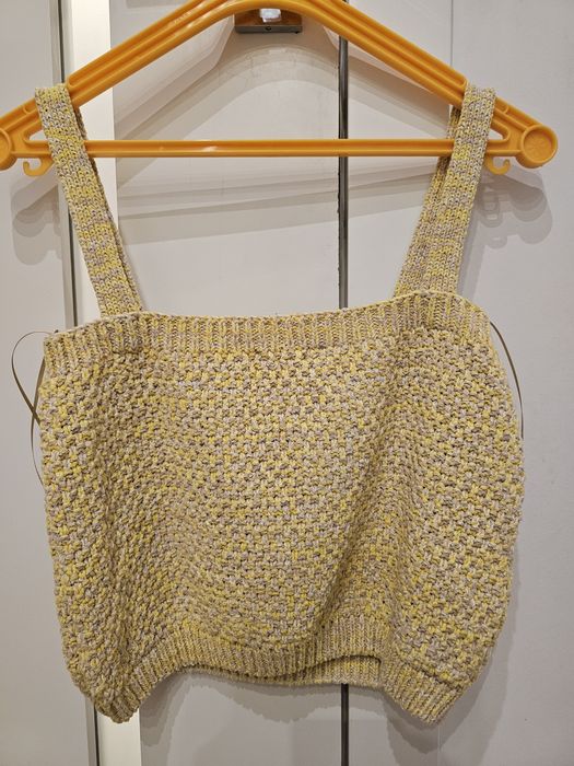 Krótki top z dzianiny Zara, o 30 zł TANIEJ!