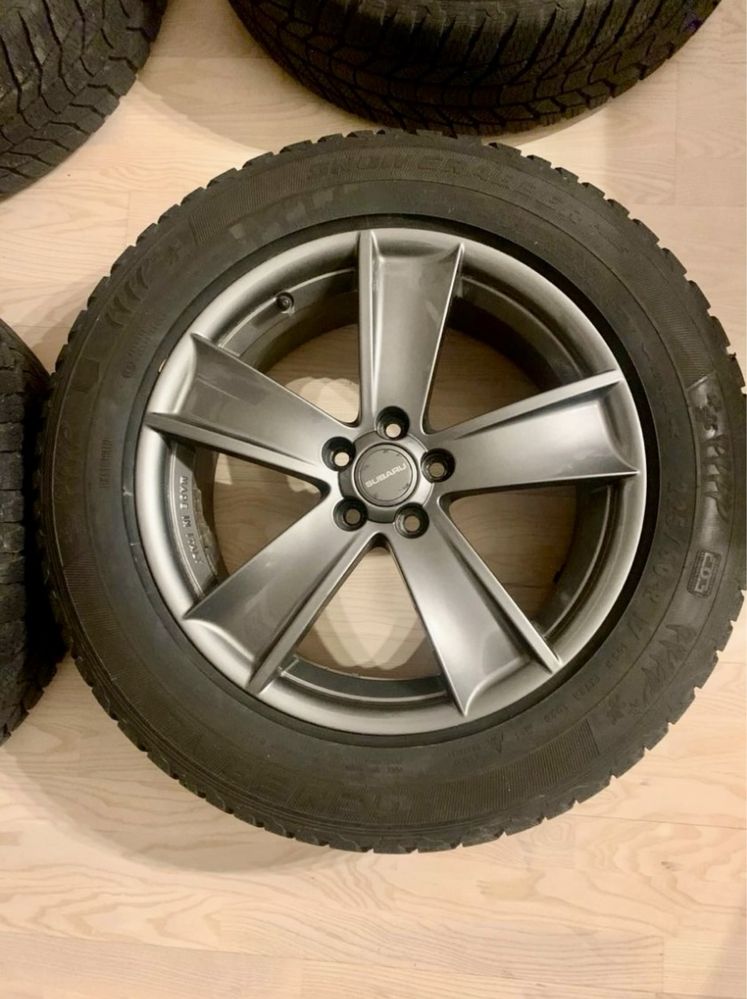 Alufelgi 17” z zimowkami 225/60R17 Subaru