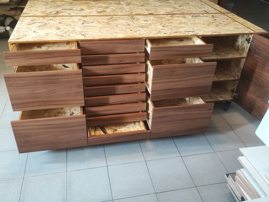 Bancada De Trabalho Pro Portas Gavetas Madeira Armazém Oficina Loja !