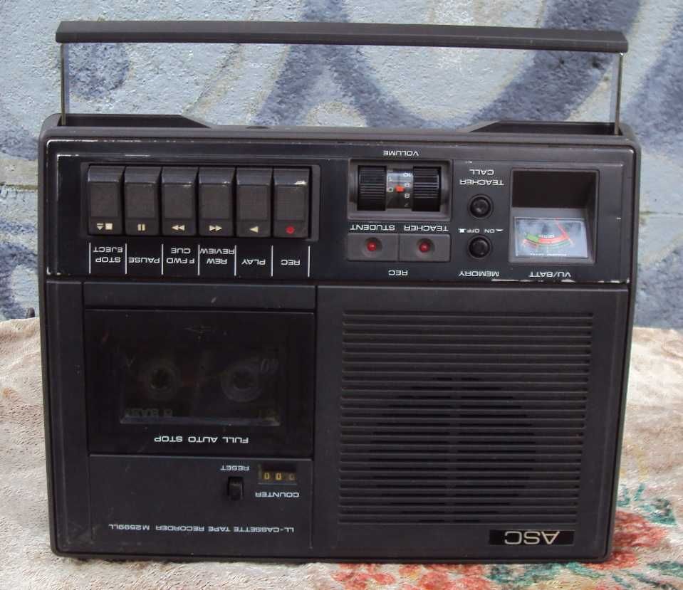 ASC D8759 винтажный кассетный магнитофон/ не sanyo и не sharp