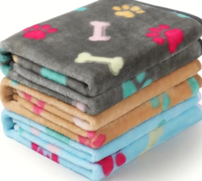 Плед тёплый (флисовый) для животных ( котов, собак)