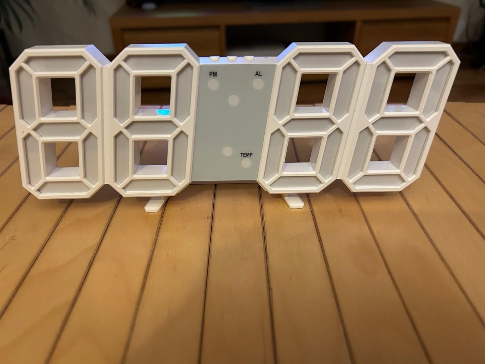 Cyfrowy Zegar 3D LED