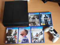 Zestaw PS4 1TB + 5 gier