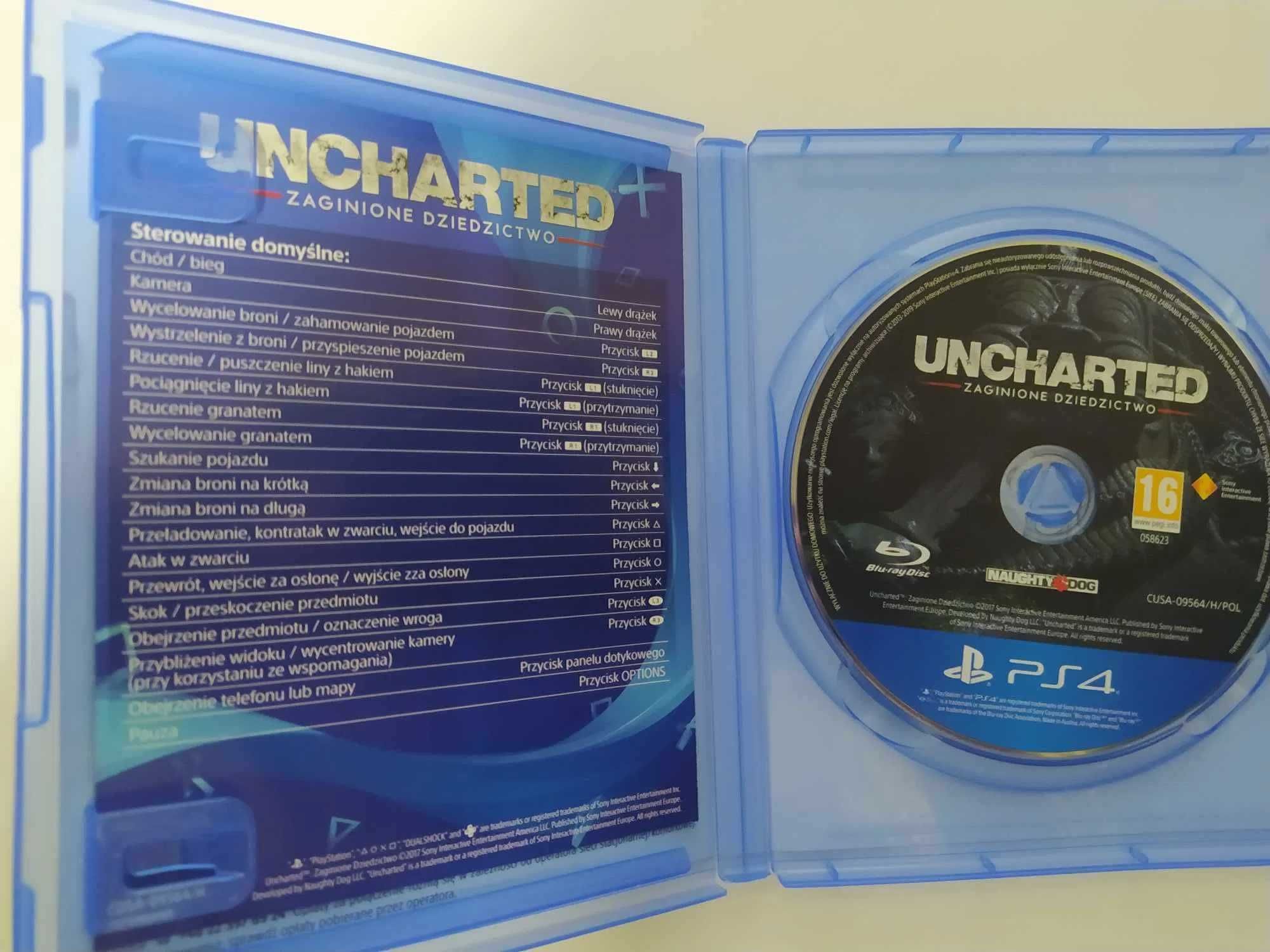 Uncharted Zaginione Dziedzictwo PS4 Polska wersja gry