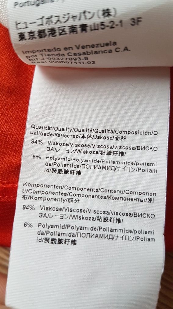 Hugo Boss Efira t-shirt koszulka damska S