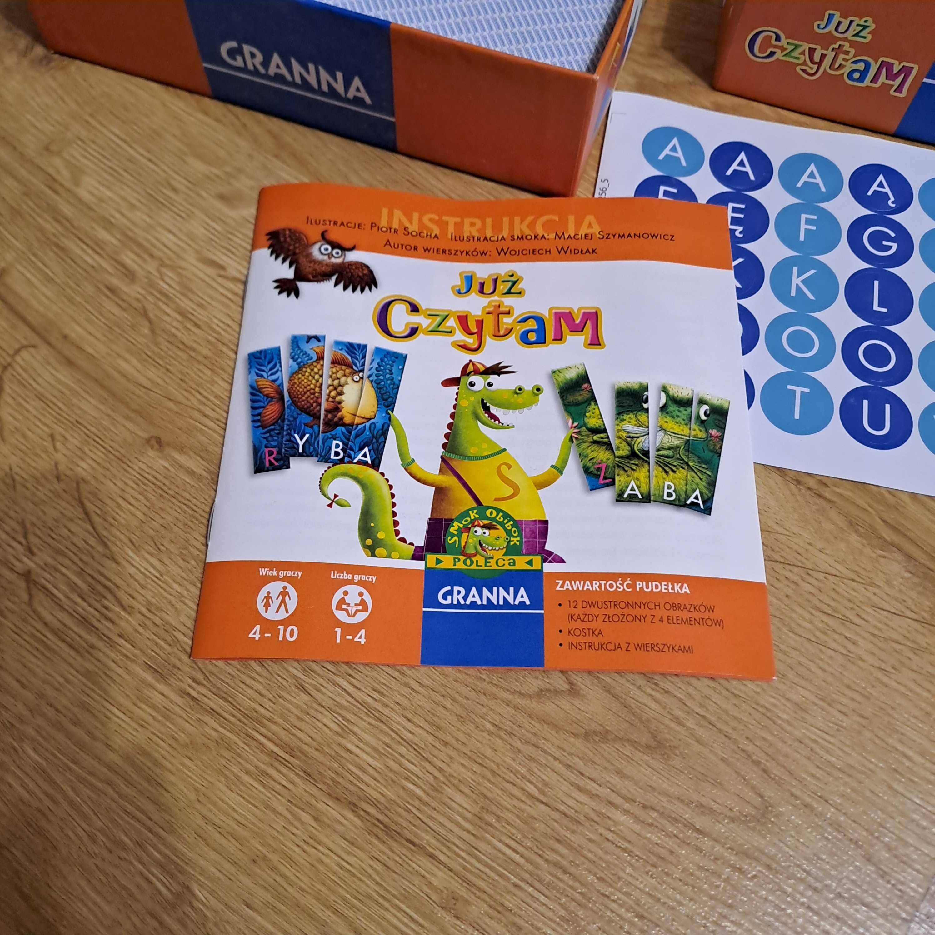 Już czytam - gra dla dzieci do nauki czytania Granna