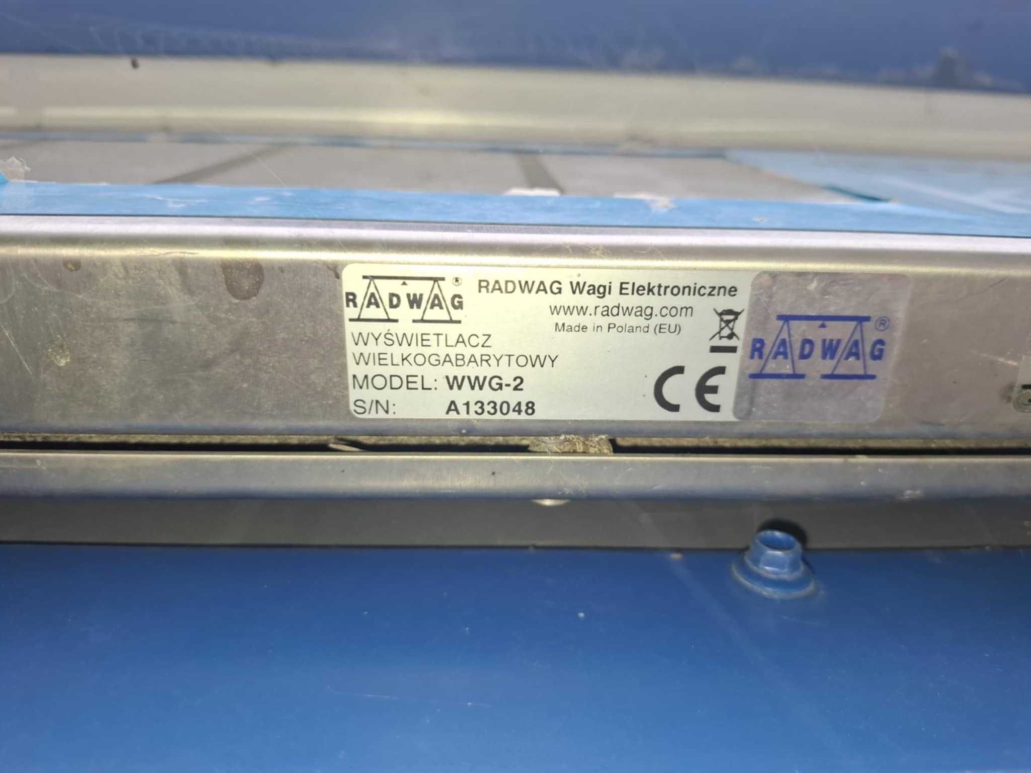 Wyświetlacz do wagi przejazdowej