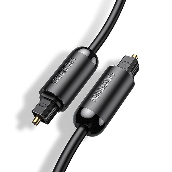 Kabel Ugreen AV122, 70890 optyczny audio Toslink / SPDIF 1m - czarny