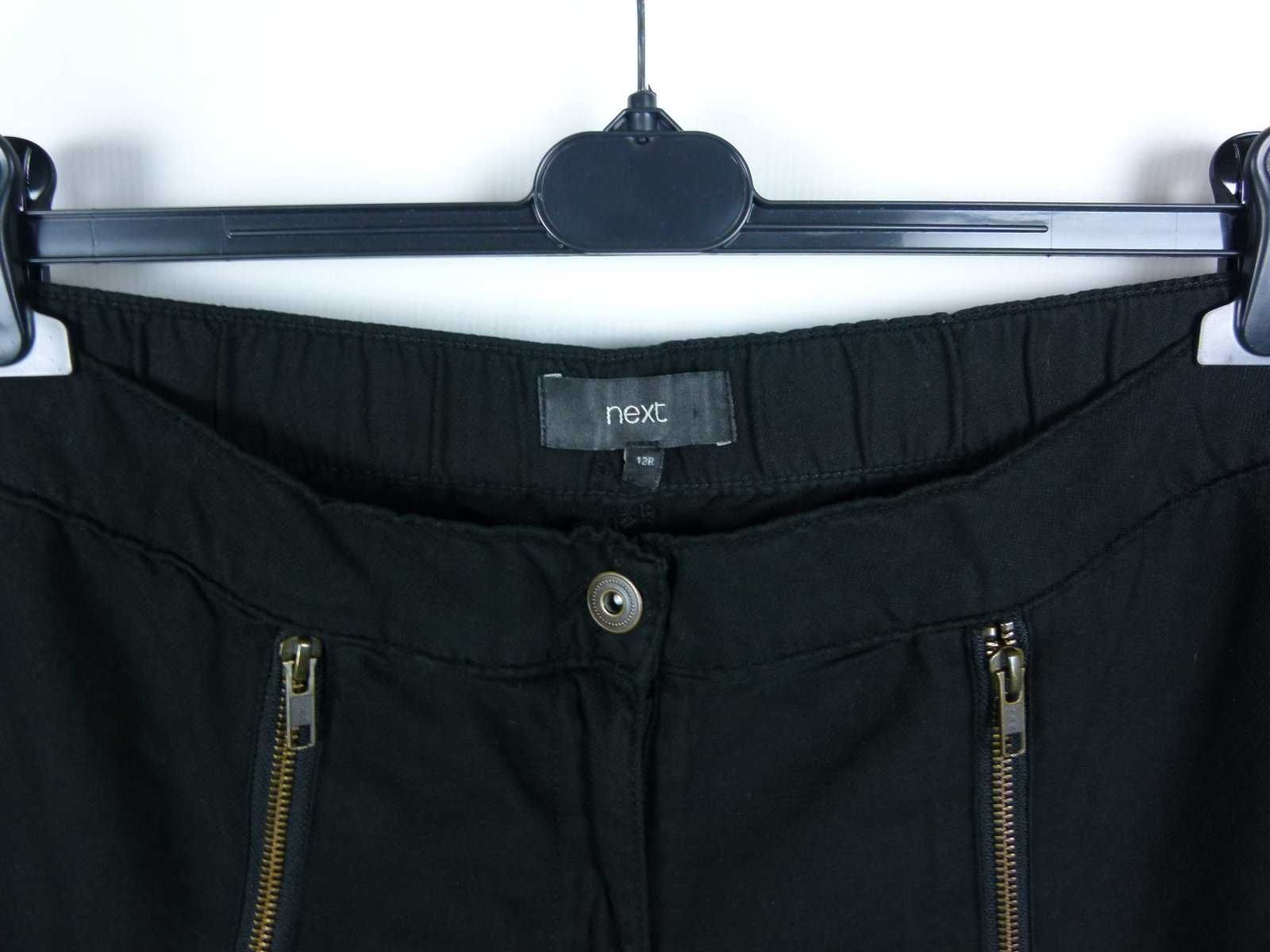 NEXT damskie spodnie zip - 12R / 40